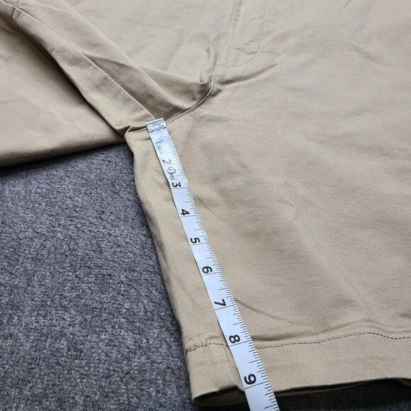 English Laundry Shorts Mens 40 Khaki Tan Flat Front 9 Inch Inseam Stretch Casual - Picture 2 of 9